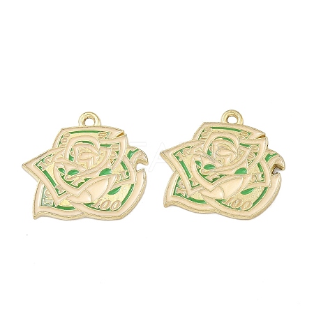 Alloy Enamel Pendants ENAM-I082-01G-04-1