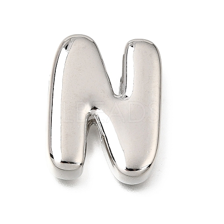 Brass Slide Charms KK-Z163-01P-N-1