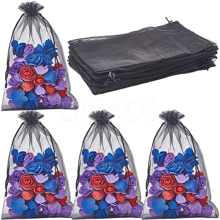 30pcs Large Organza Pouches Portable Shoes Bag Travel Storage Drawstring Bags OP-SP0001-03A-02-1