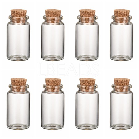 Glass Jar Glass Bottles AJEW-H004-4-1