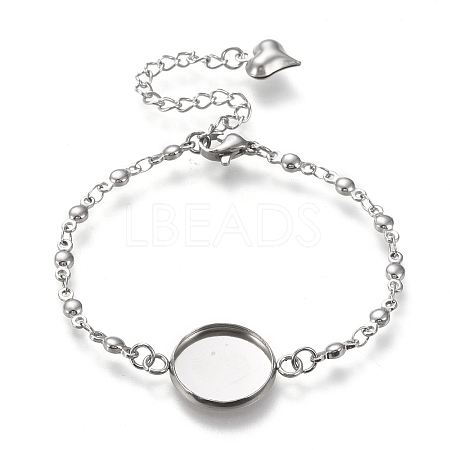304 Stainless Steel Bracelet Making STAS-L248-001P-A-1