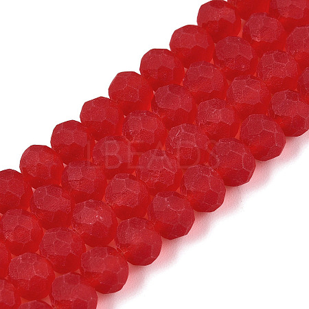 Transparent Glass Beads Strands X-EGLA-A044-T6mm-MD01-1