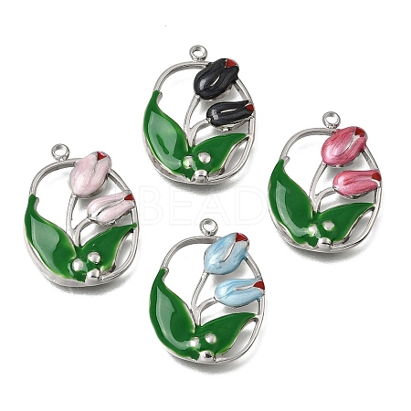 304 Stainless Steel Pendants STAS-N108-99P-1