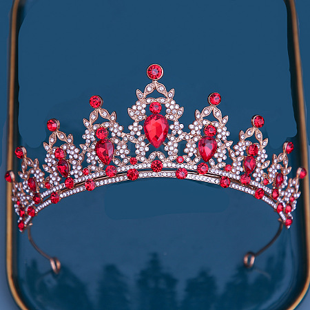 Bride Crown European Wedding Dress Headpiece Birthday Adult Gift Crystal Crown Hair Accessory ST6581093-1