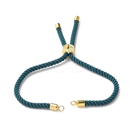 Cotton Cord Bracelet Making KK-F758-03M-G-1