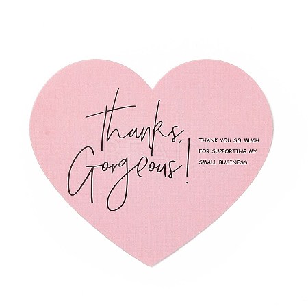 Coated Paper Thank You Greeting Card DIY-F120-03D-1
