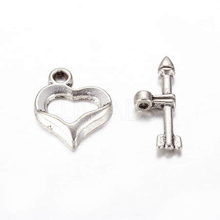 Tibetan Style Toggle Clasps AC2020-1