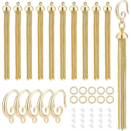 BENECREAT Tassel Dangle Earrings DIY Making Kit DIY-BC0004-46-1