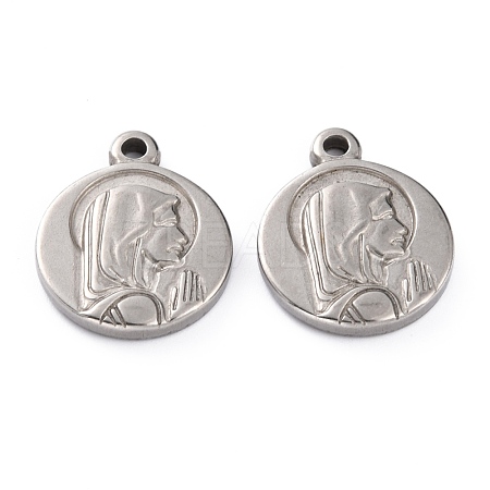 Non-Tarnish 304 Stainless Steel Pendants STAS-O143-04P-1