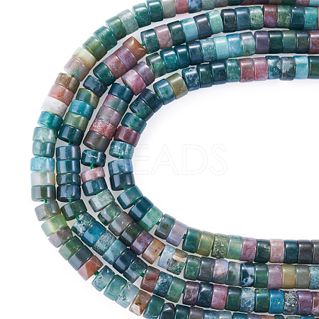 2 Strands Natural Indian Agate Beads Strands G-TA0003-21-1