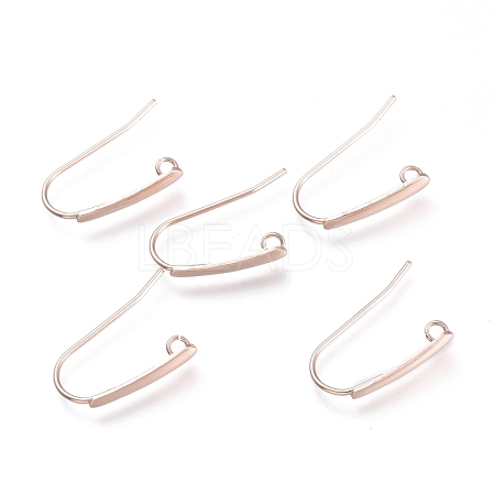 304 Stainless Steel Earring Hooks X-STAS-K211-02RG-1