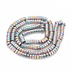 Electroplate Non-magnetic Synthetic Hematite Beads Strands G-T061-141D-2