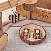 Beadthoven 18Pcs 9 Style Resin & Walnut Wood Pendants RESI-BT0001-21-15
