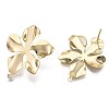 Brass Stud Earring Findings X-KK-T056-24G-NF-1