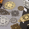  Jewelry Iron & Alloy Filigree Joiners Links FIND-PJ0001-02-4