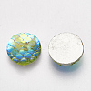 Resin Cabochons CRES-Q191-HA023-15-2