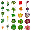 PVC Artificial Succulent Plant AJEW-SP0004-35B-1