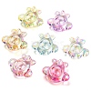 UV Plating Transparent Acrylic Beads X-MACR-D024-10-1