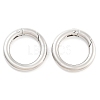 Non-Tarnish 304 Stainless Steel Spring Gate Rings X-STAS-Q032-1B-2