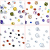 100Pcs 10 Styles Cubic Zirconia Cabochons ZIRC-YW0001-20A-2
