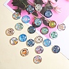 Printed Picture Glass Cabochons GGLA-YW0001-01A-6