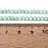 Anti-Tarnish Electroplate Rondelle Glass Beads Strands EGLA-T021-3mm-17-08-4