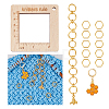 Alloy and  Wooden Sweater Knitting tool AJEW-WH0472-20H-1