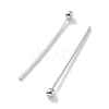 Rhodium Plated 925 Sterling Silver Ball Head Pins STER-M117-05A-P-2