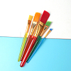 Plastic Children's Nylon Brush Head Tempera Paint Brush Set DRAW-PW0001-092-2