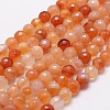 Natural Carnelian Beads Strands G-D840-34-10mm-1