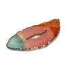 Chakra Natural Dyed Agate Piece Hanging Ornament HJEW-R126-01B-3
