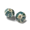 Vintage Porcelain Pumpkin Beads PORC-L080-A16-2