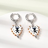 Brass Hoop Dangle Earrings KK-CBA8324-26P-02-3