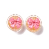 Transparent Resin Cabochons RESI-G029-C05-1