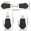 Fingerinspire 6 Sets Imitation Leather Toggle Buckle AJEW-FG0001-56-2