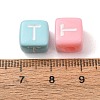 Opaque Acrylic European Beads AC-CBA7A73-01T-3