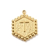 201 Stainless Steel Pendants STAS-R227-01T-G-1