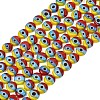 Handmade Evil Eye Lampwork Beads LAMP-C028-01-1