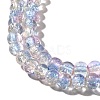 Crackle Glass Beads Strands X-CCG-C002-6mm-09-3