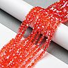 Transparent Electroplate Glass Beads Strands EGLA-A039-T2mm-A14-4