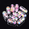Openable Transparent Plastic Capsule Container KY-S159-03G-1