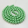 Glass Pearl Round Loose Beads For Jewelry Necklace Craft Making X-HY-8D-B64-2