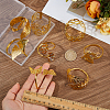 16Pcs 8 Styles Alloy Napkin Rings AJEW-FH0009-21-3