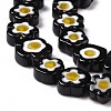 Handmade Millefiori Glass Bead Strands LAMP-J035-10mm-49-2