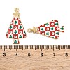 Christmas Theme Rack Plating Alloy Pendants FIND-M020-02D-G-3