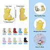 40Pcs 10 Styles Spray Printed Alloy Pendants FIND-TA0002-38-4