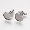 Tarnish Resistant 304 Stainless Steel Cuffinks STAS-G187-23P-16mm-1