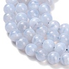 Natural Blue Lace Agate Beads Strands G-L634-B02-6mm-4