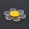 Transparent Acrylic Big Pendants OACR-P012-A06-4