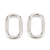 Zinc Alloy Spring Gate Rings PALLOY-L233-07B-P-1